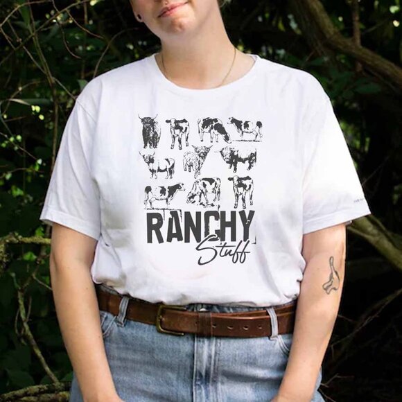 Unbranded Tops - Ranchy Stuff Sweatshirt, Ranch Shirt, Western Crewneck